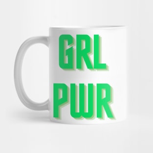 GRL PWR - Green Mug